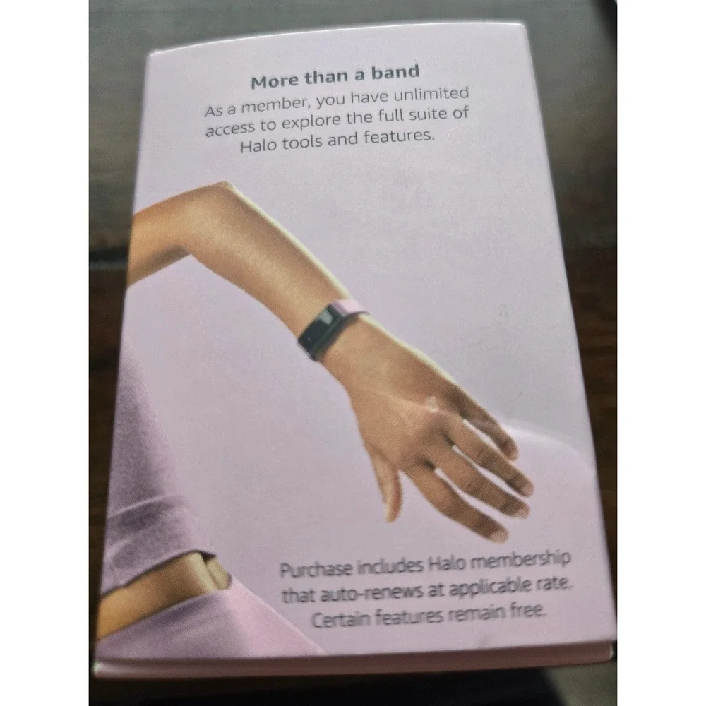 Amazon Halo View Fitness Tracker Lavender Dream Smartwatch Health Sleep Activity